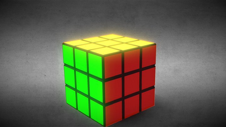 Rubik's cube 3D Model