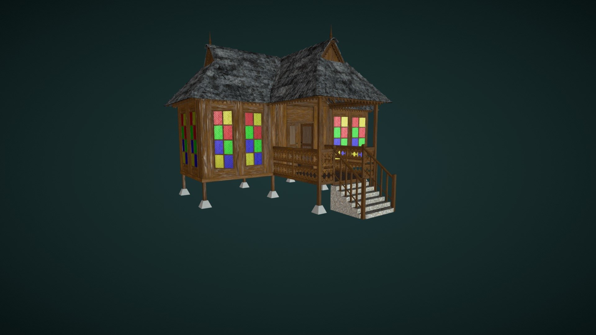 RUMAH LIMAS 01 - 3D model by azzman__ [cec2cdf] - Sketchfab