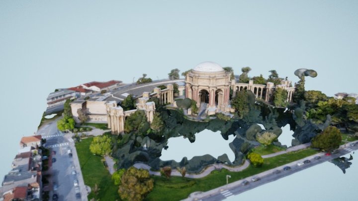 THE PALACE OF FINE ARTS, SAN FRANCISCO 3D Model