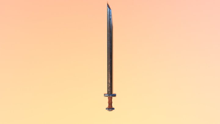 Nordic Sword 3D Model