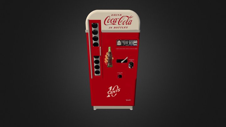 Coke Machine 3D Model