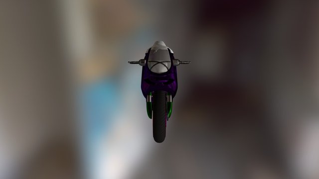 Motor Cycle 3D Model