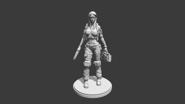 Main Character - Medic 3D Model