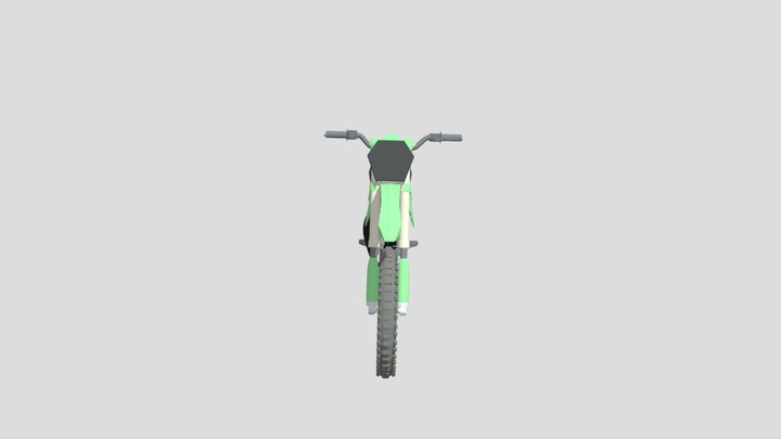 Kawasaki-dirt-bike 3D Model