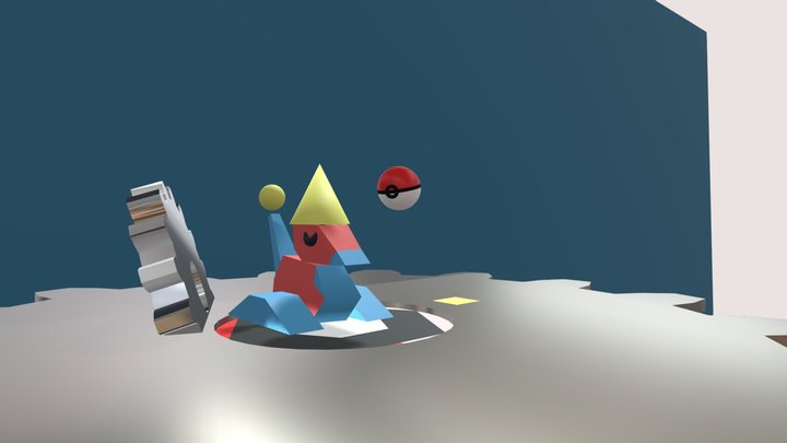 Porygon 3D Model