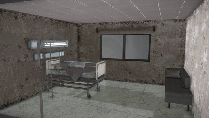 Hospital room 3D Model