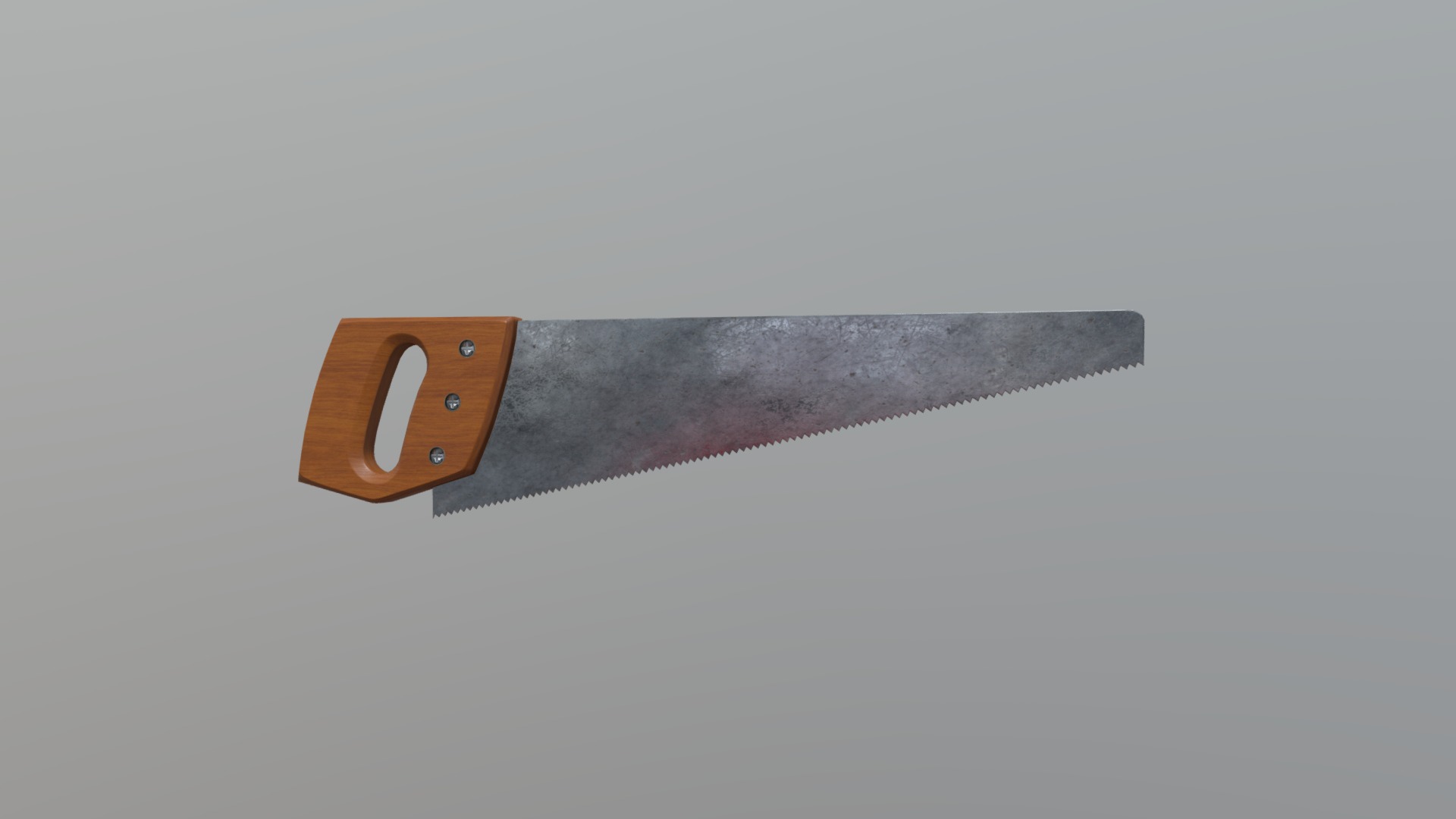3D model Hand Saw - This is a 3D model of the Hand Saw. The 3D model is about shape.