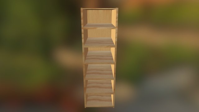 Book Shelf 3D Model