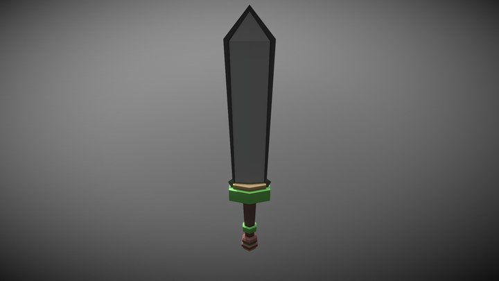 Sword from Tutorial [Blender 2.8] 3D Model