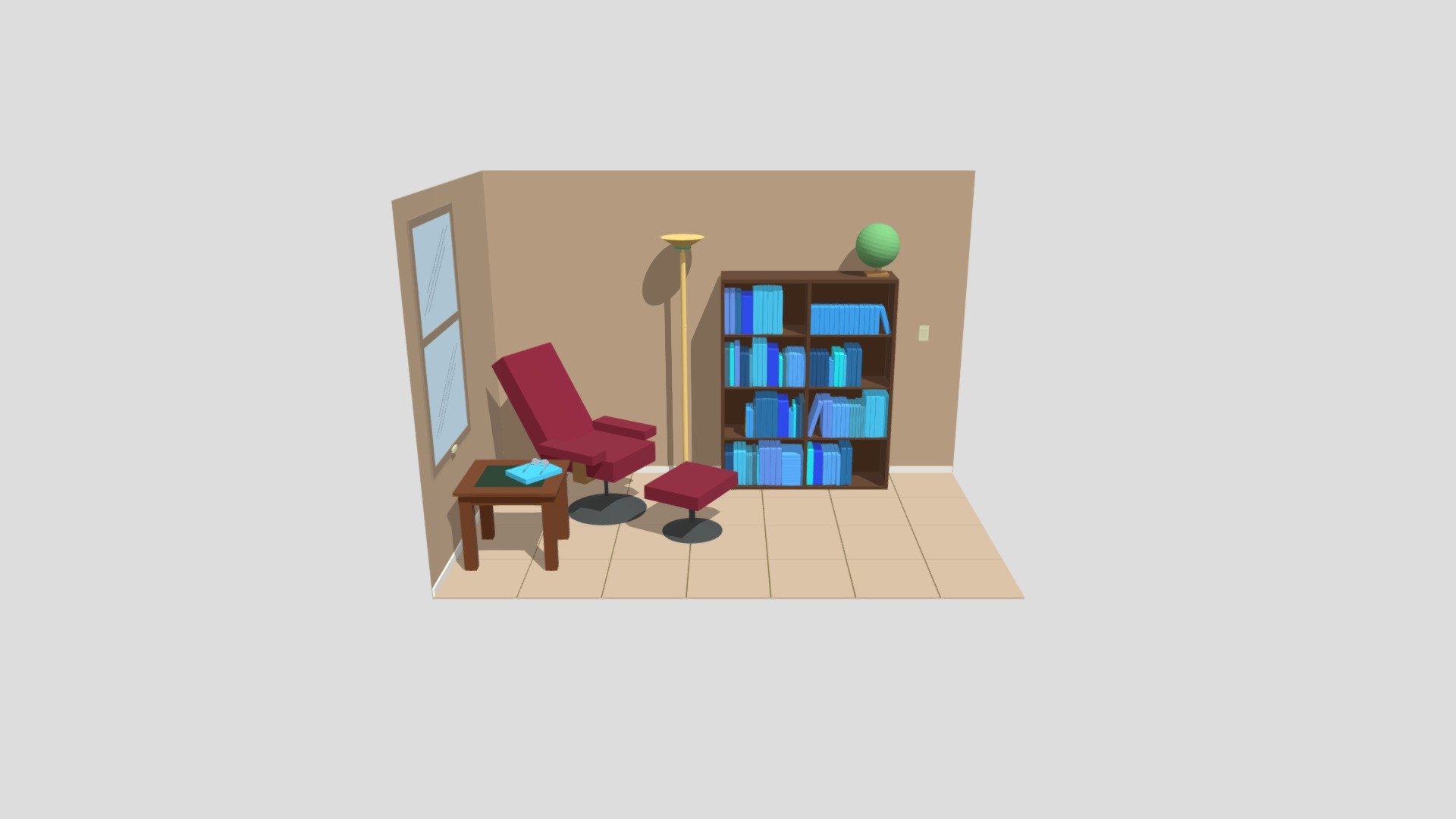 Primative Reading Corner