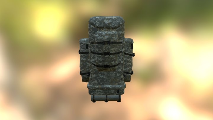 Backpack-3_winter 3D Model