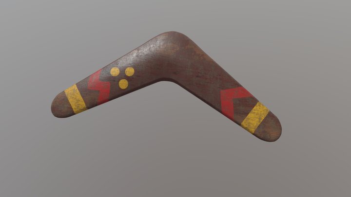 Ty the Tasmanian Tiger - Boomerang 3D Model