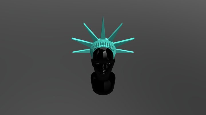 LibertyStatueCrown_19 3D Model