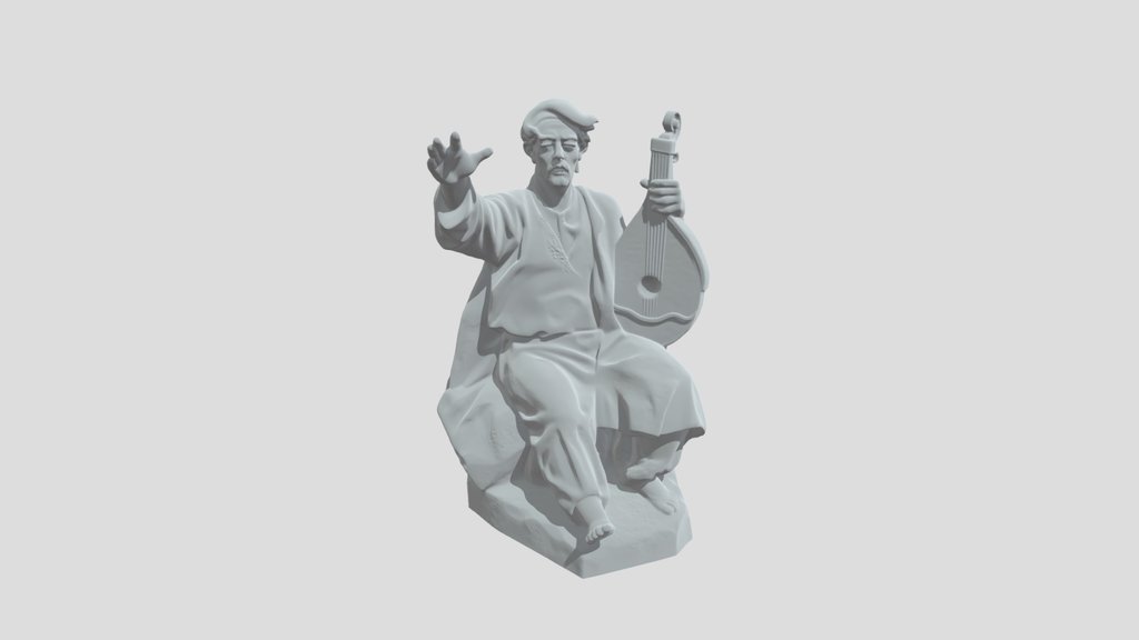 Kobzar: Ukrainian Lute Player by the Lake