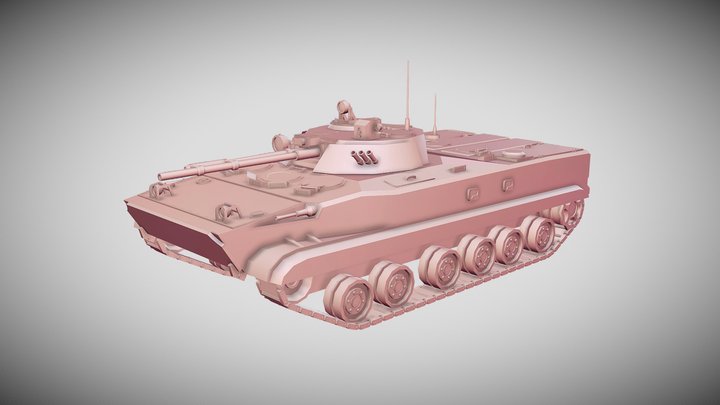 BMP-3 3D Model