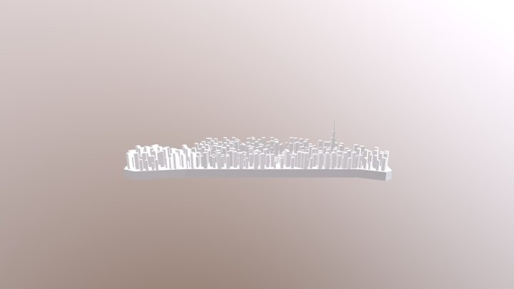 Quick Manhatten City 3D Model