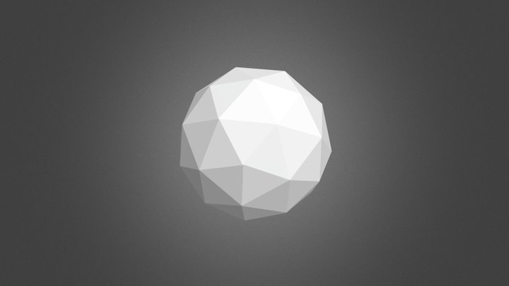 Geodesic Dome Class I 2v 3D Model