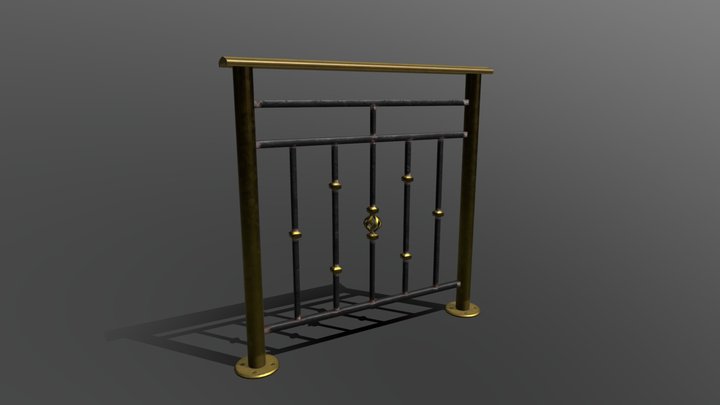 Modular Railing 3D Model