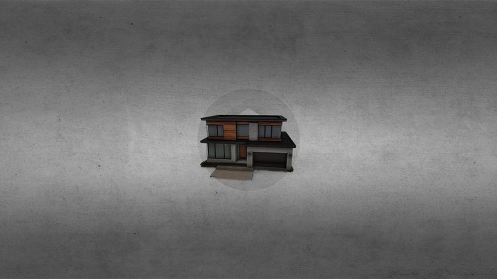 Modern Home Design 3D Model