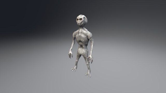 Alien Grey 3D Model
