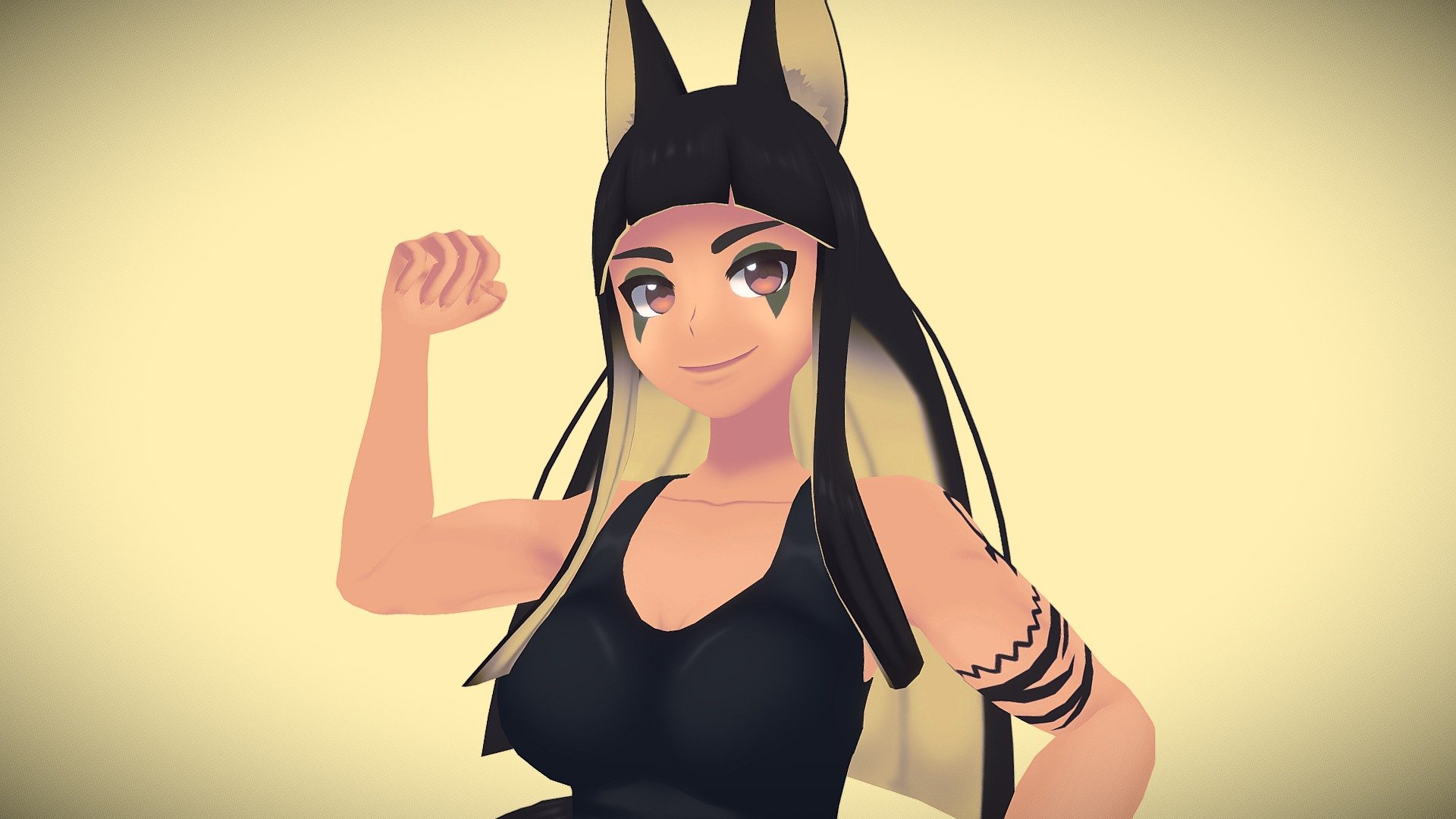 Female Base Avatar - VRChat 3D Model by Andyholm