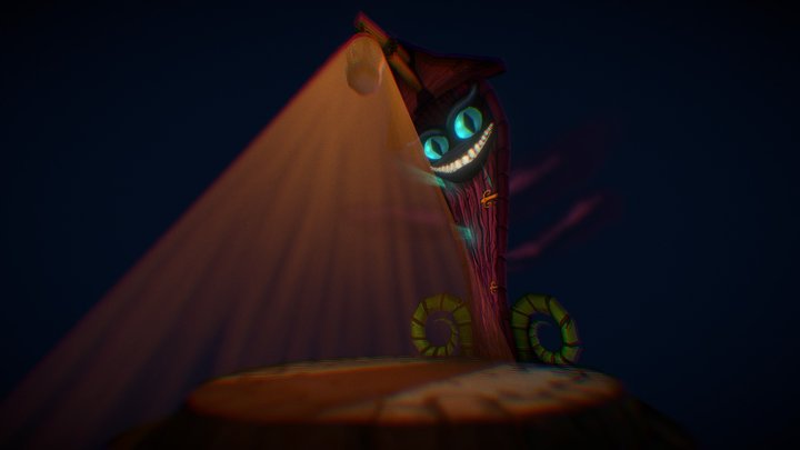 Cheshire Door 3D Model