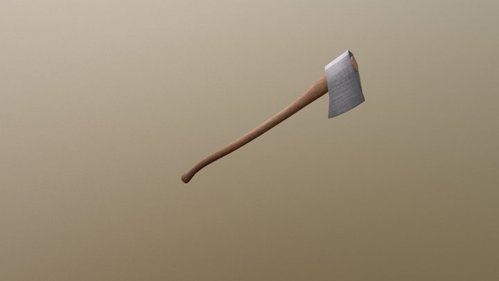 Simple woodcutter's ax 3D Model