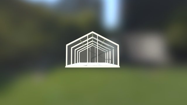 Glass House 3D Model