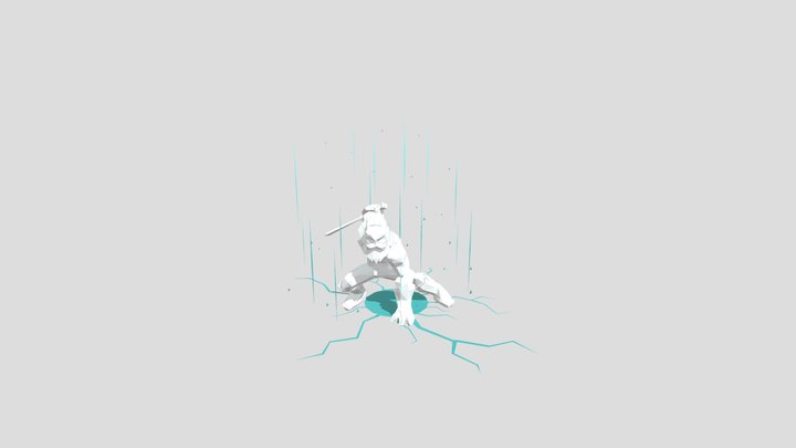 Powerful God 3D Model