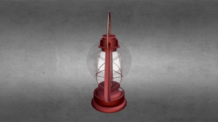 Oil lamp 3D Model