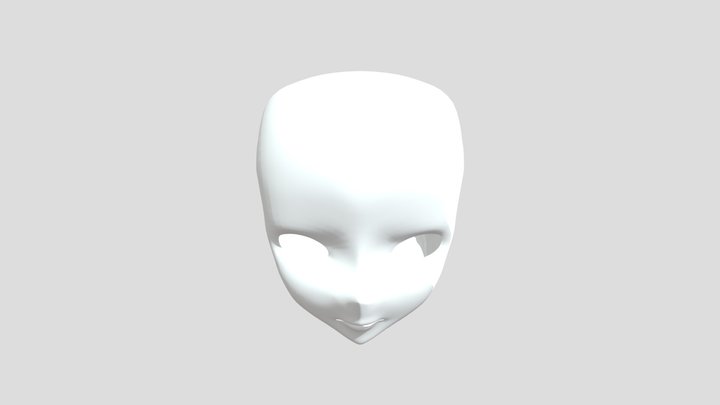 Animehead-high Poly 3D Model