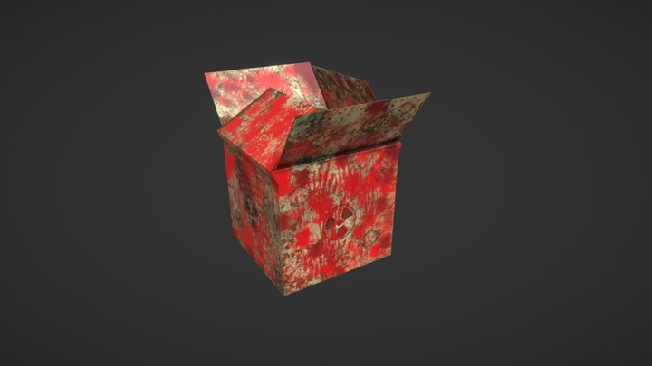 Bloody Horror Box 3D Model