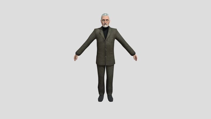 Half- Life 2 - Dr Wallace Breen 3D Model