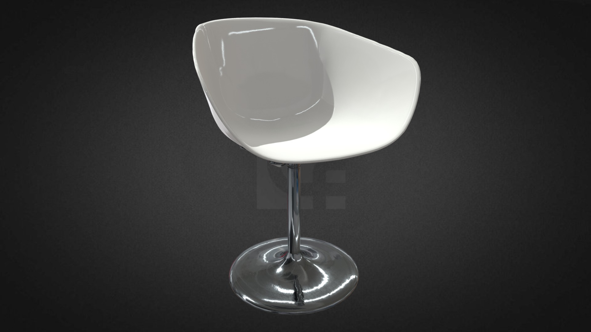 3D model Maya Chair Hire - This is a 3D model of the Maya Chair Hire. The 3D model is about a light bulb with a light bulb.