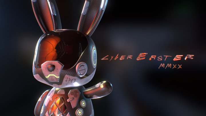 Cyber Easter 2020 3D Model