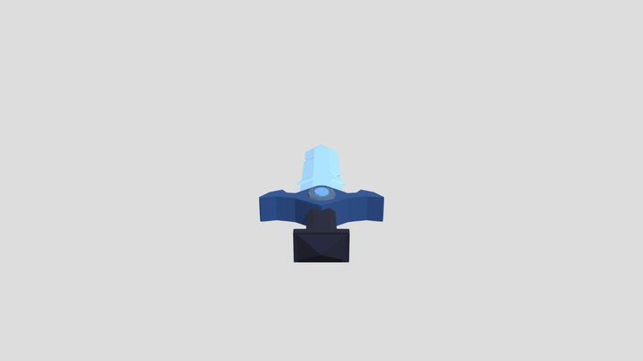 Roblox Bedwar Diamond Sword 3D Model
