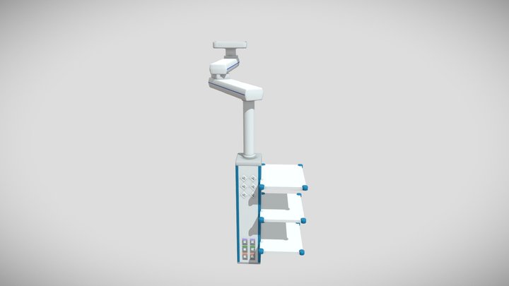 Columna de Anestesia TM3K 3D Model