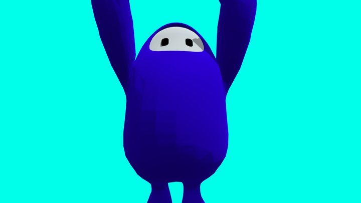 Fall Guys Character (Proximamente) With Blue