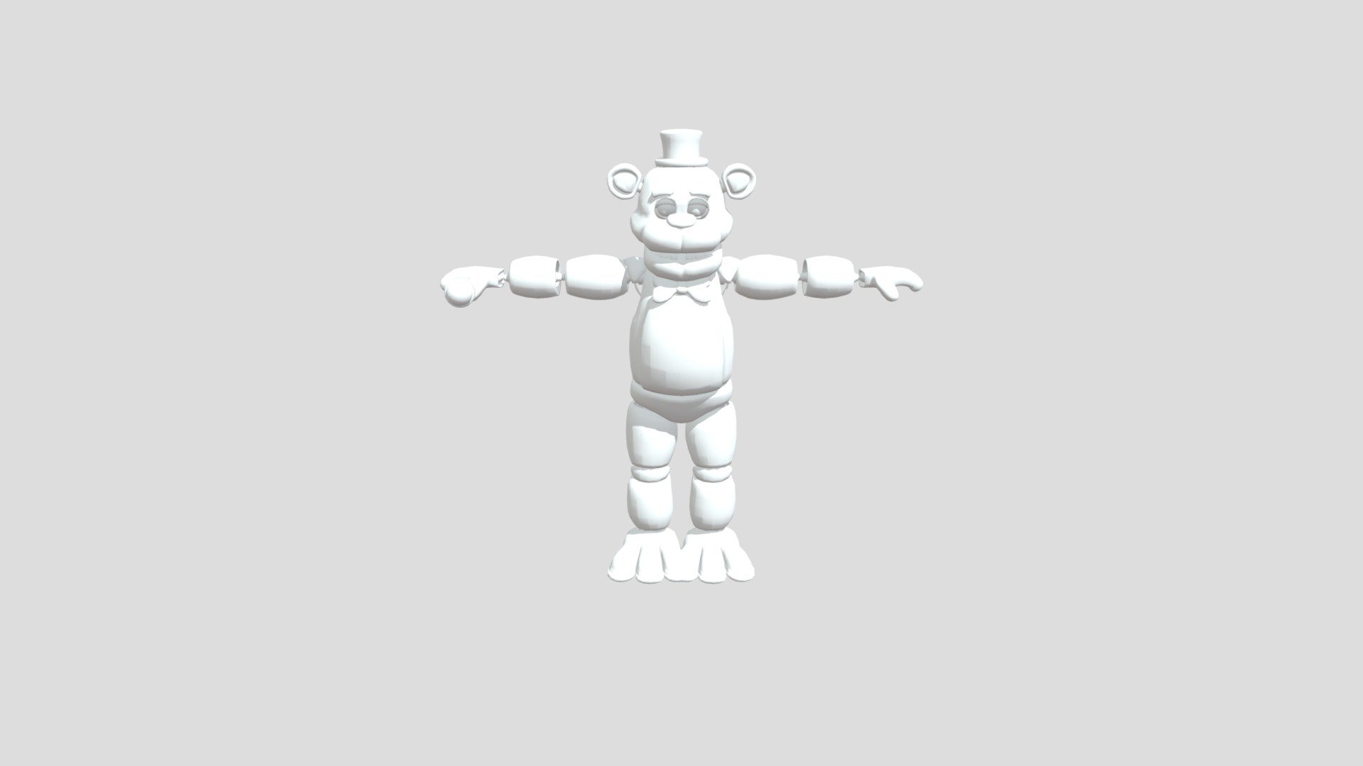 Freddy Fazbear - Download Free 3D model by ander.leuzin2 [ceddf61 ...