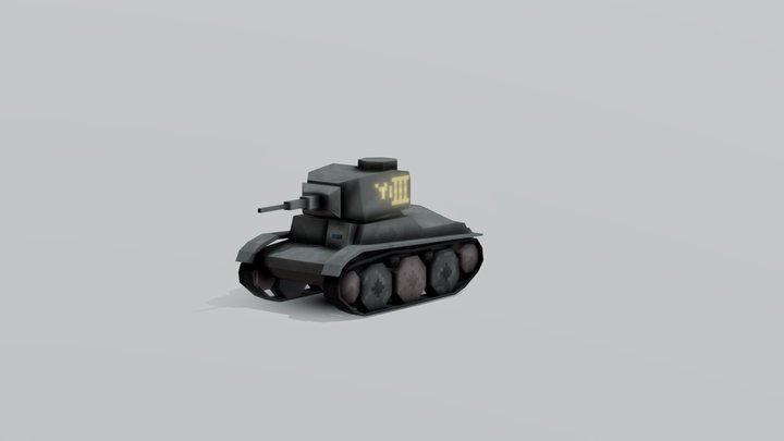 Tank Fern III Э 3D Model