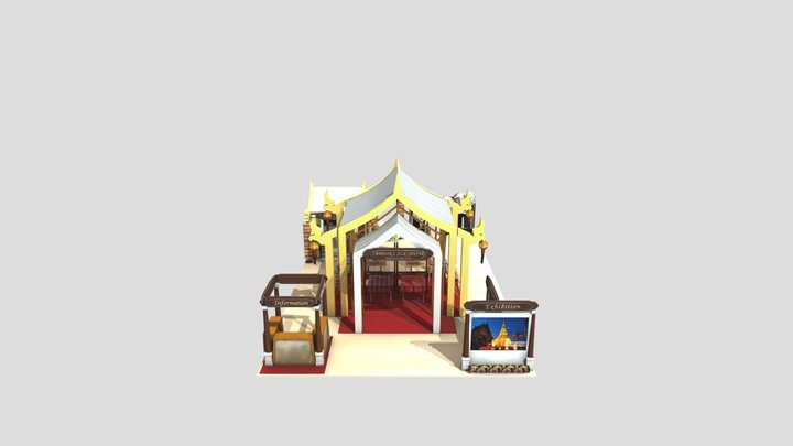Thai Pavilion 3D Model