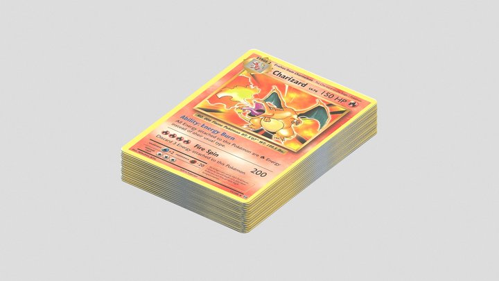 POKEMON CARDS 7/9 3D Model