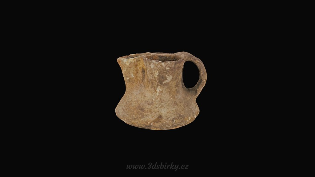 Ceramic jar / Keramická nádoba — Sketchfab embed 3D viewer