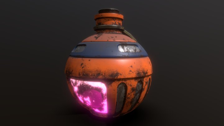 Battle Mage Potion ( #SketchfabWeeklyChallenge ) 3D Model