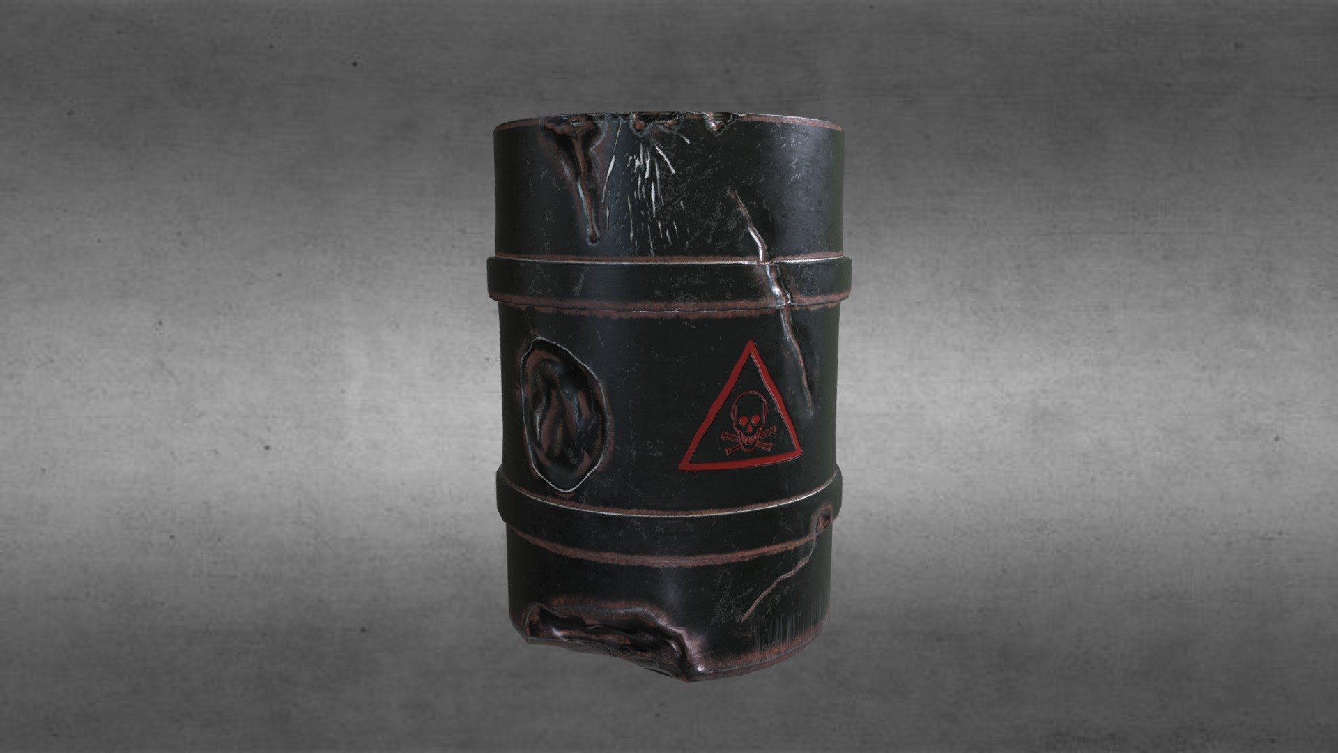 Toxic Waste Barrel - 3D model by turtlexanth [cee1721] - Sketchfab