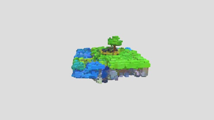 floating_island_in_an_1008061429 3D Model