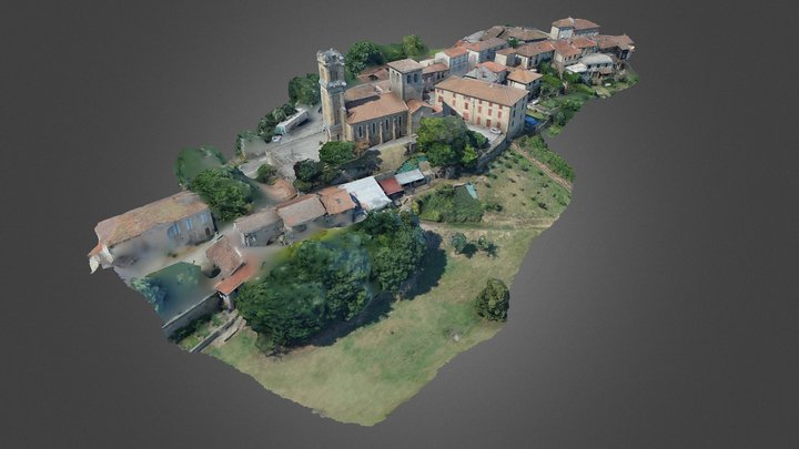 Commune de Montmiral 3D Model