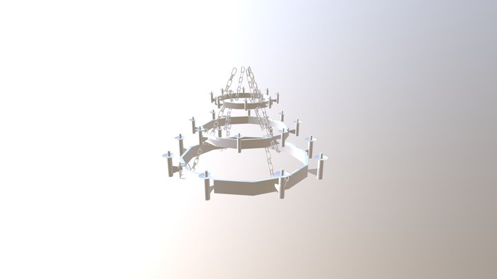 Lampara Medieval 3D Model