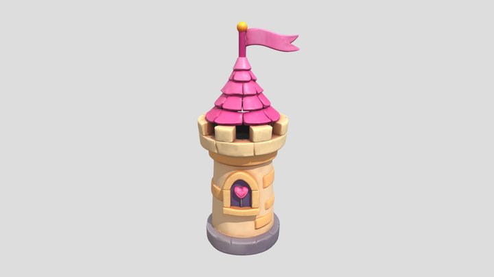 Heart Tower 3D Model