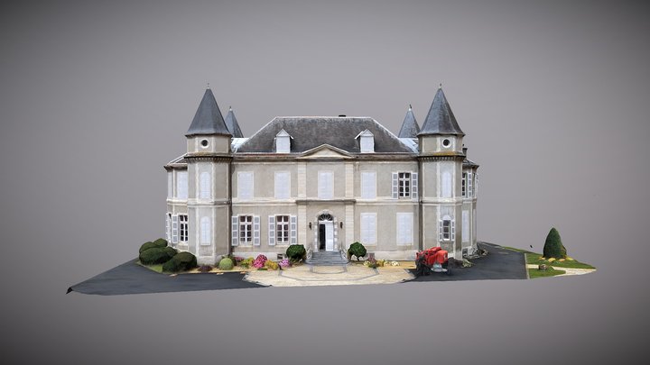 Château de Franqueville, PAU 3D Model